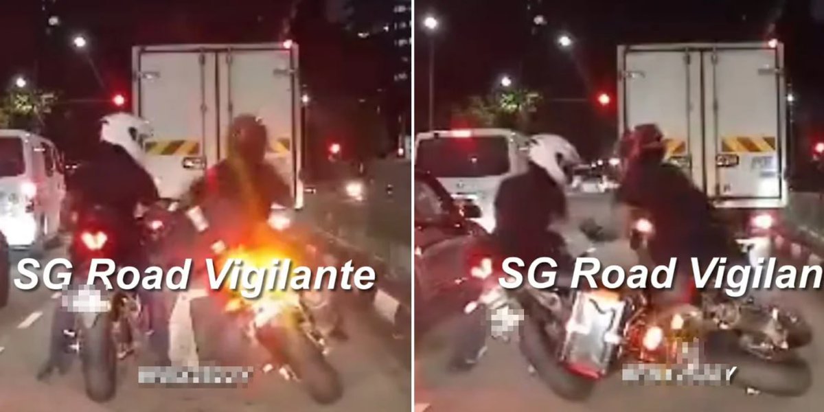 S’pore motorcyclist falls on top of another rider after doing stretches at traffic light

👉 tsl.to/motorcyclistfa…