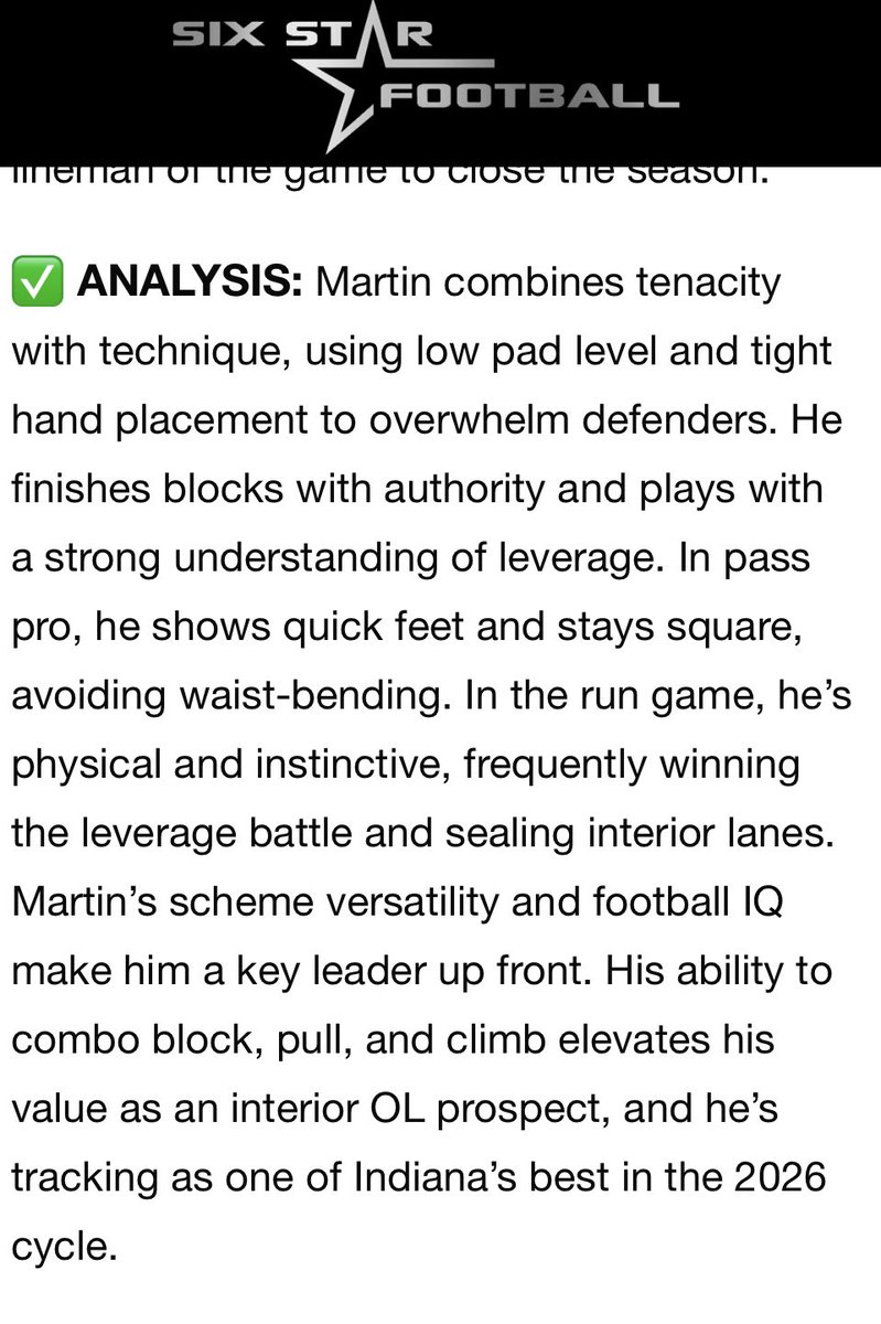 Kaidenmartin26's tweet image. Thanks to @sixstarfootball for the write up after the @MiamiOHFootball camp.
@CathedralFBall @Coachpeebs @irishpanzer @bkoers @Edward_Holloran @CoachJVaughn @CoachABarth