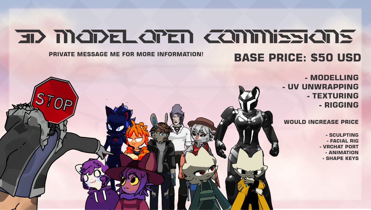 MerothIsHere's tweet image. helloo i have open commissions if you're interested :D