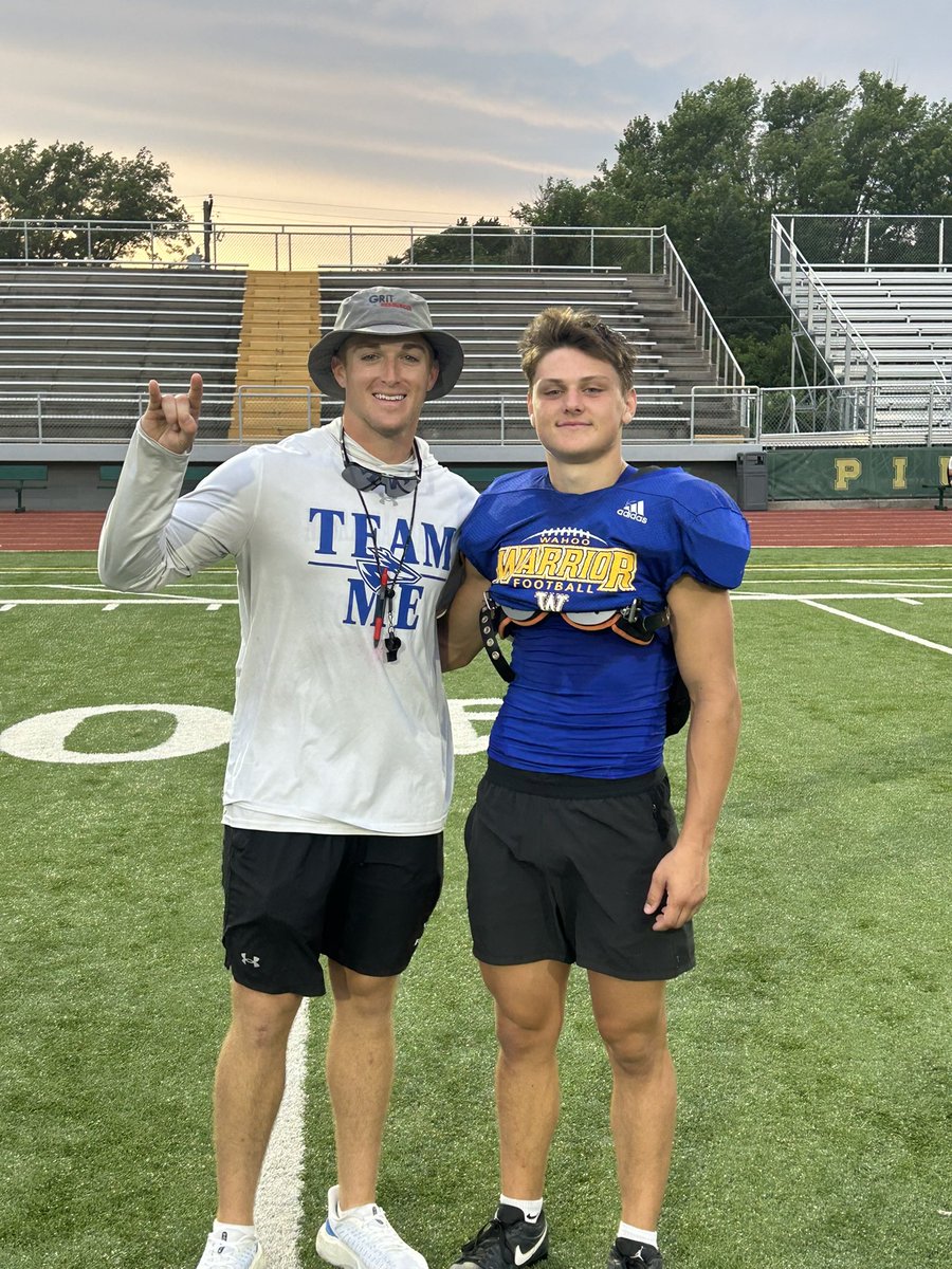 Kip (@kipbrigham32) on Twitter photo Thank you <a href="/UNK_Football/">UNK Football</a> for the great camp today. Thank you <a href="/riley_myers31/">Coach Myers</a> & <a href="/CoachRHeld/">Ryan Held</a> for the great conversation and offer after camp! Thank you <a href="/UNK_Football/">UNK Football</a> for the great camp today. Thank you <a href="/riley_myers31/">Coach Myers</a> & <a href="/CoachRHeld/">Ryan Held</a> for the great conversation and offer after camp!