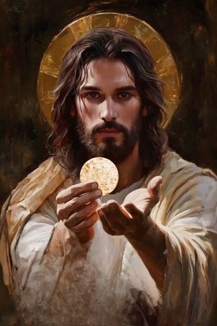 The promises of Jesus to the worshipers of the Blessed Sacrament. Jesus said to me :
“I promise the Soul that, frequently, comes to visit Me in this Sacrament of Love, to receive it lovingly, together with all the Blessed and the Angels of Heaven; that each of its visits will be