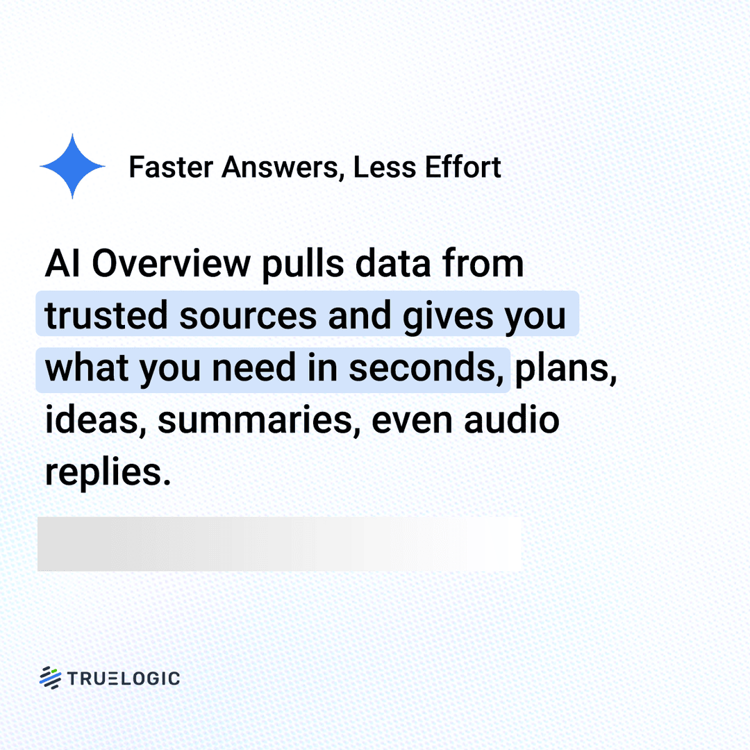 TruelogicPH's tweet image. AI-generated answers right on the results page, no clicks required. While it boosts user convenience, brands are seeing a dip in organic traffic as searchers get what they need without ever visiting a site.

Know why: truelogic.com.ph/blog/ai-in-sea…

#DigitalMarketing #UXUIStrategies