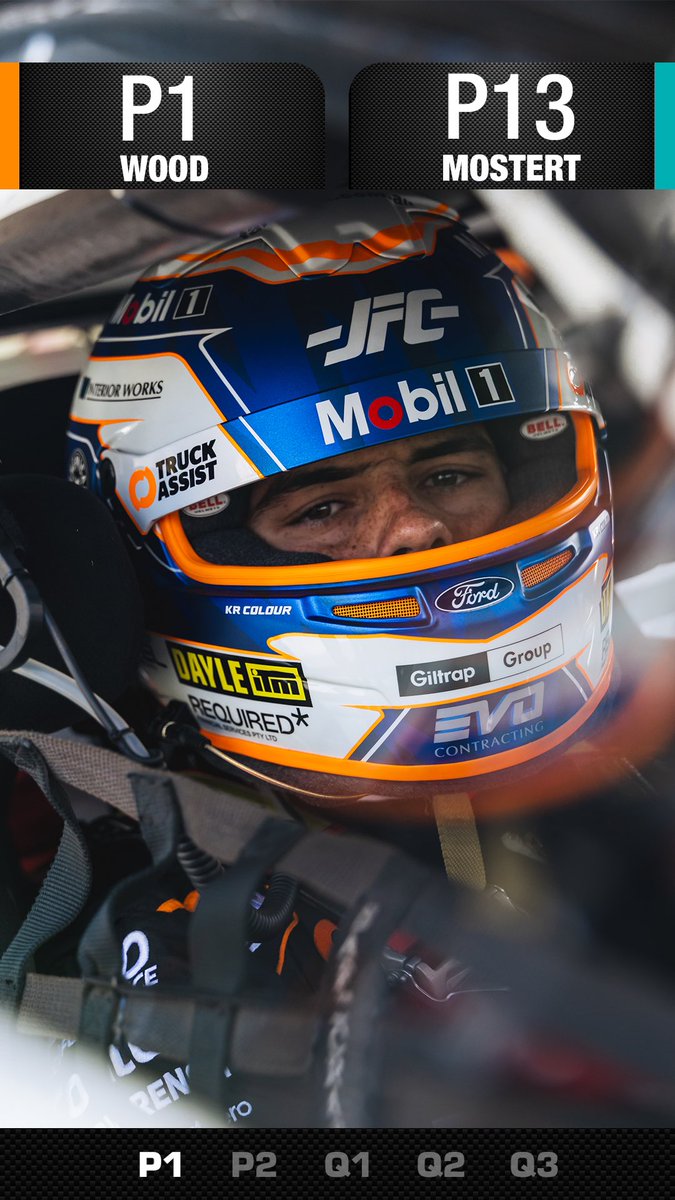 Woody tops Practice 1 in Darwin with Chaz P13. 

We go again for the final practice session at 2.50pm ACST. 

#WalkAndUnite