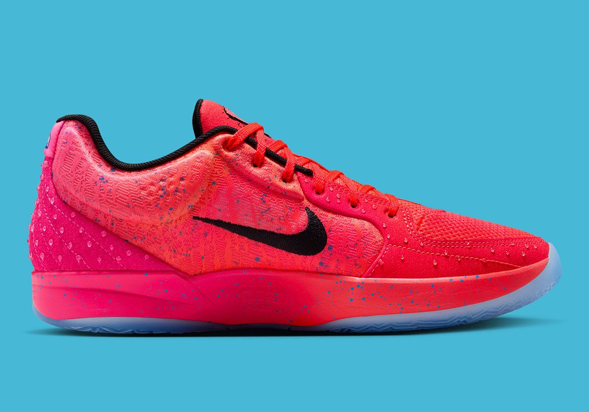 SneakerNews's tweet photo. Kool-Aid x Nike Ja 2 "Tropical Punch" 🏝️ 
🗓️ Release Date: July 3rd, 2025
ℹ️ Adult ($130) + GS ($105) Confirmed https://t.co/mJxyxTmo2E
