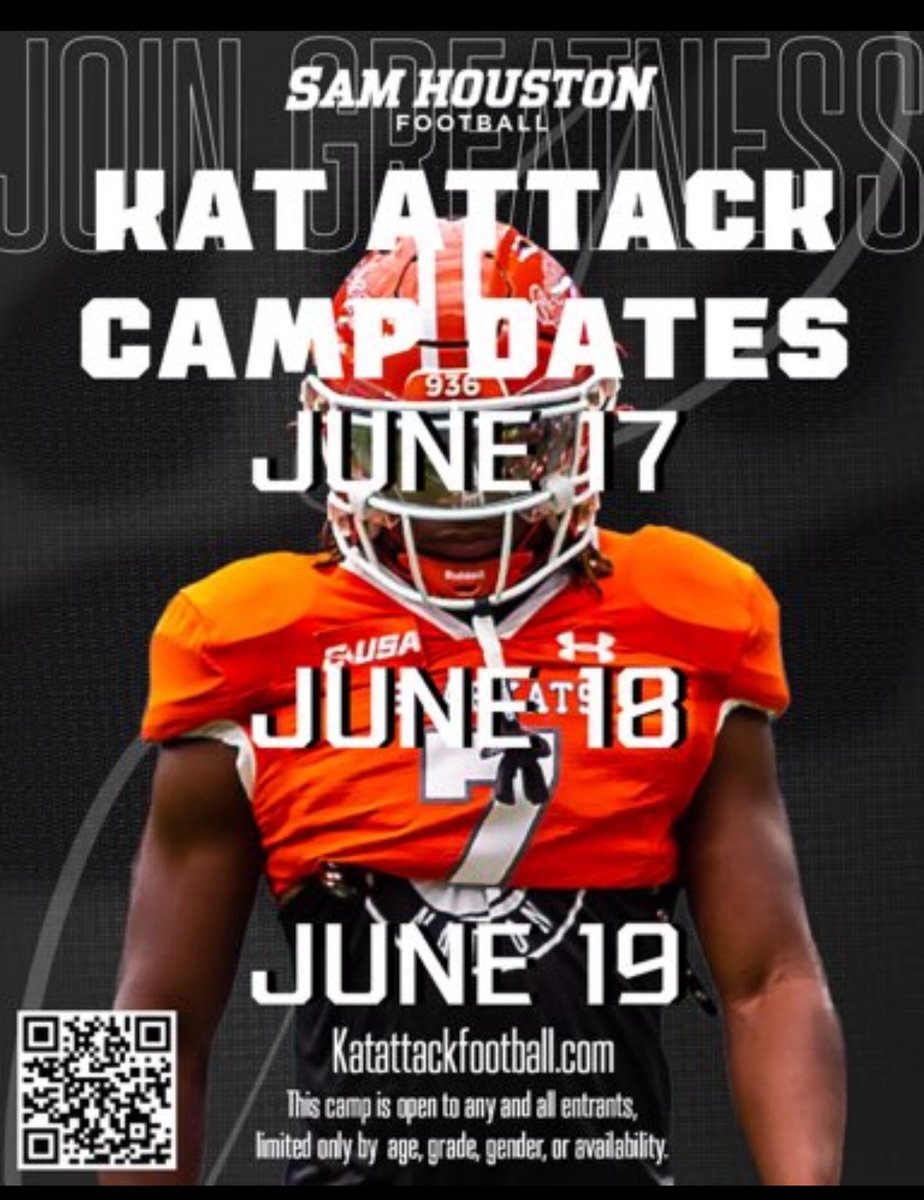 Pops just added another Mega 🏈 camp to our Zurba brothers Football 🏈 camp schedule for this week. One down 2 more left to go. Let’s get it!!! (<a href="/KhyZurba47/">Khy Zurba</a> - LB c/o 2027, @TristanZurba - OL c/o 2028)

✅  Sam Houston FB Camp (6/19)
➡️  Texas State FB Camp (6/20)
➡️  Northern