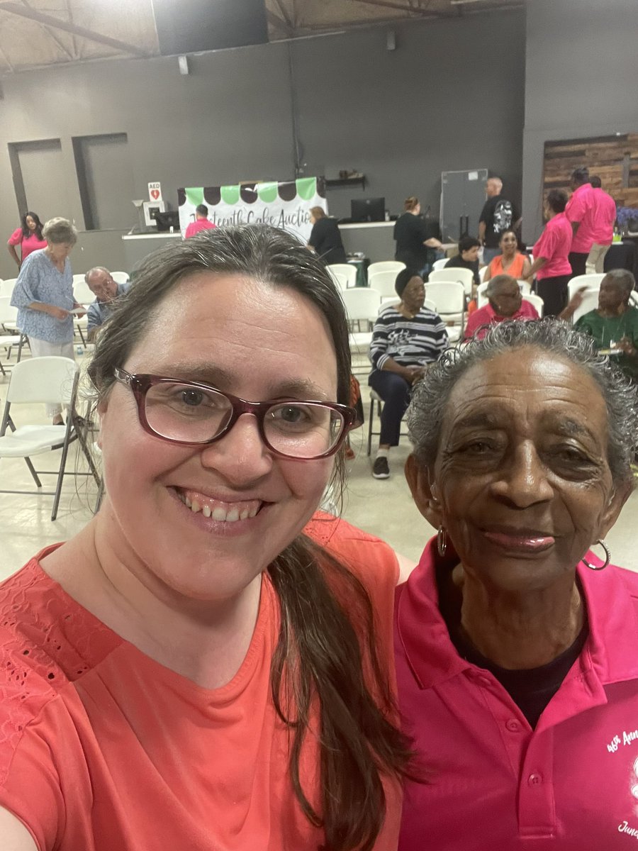 ErinForYall's tweet image. Today we celebrate #Juneteenth - a powerful reminder of the ongoing fight for freedom. In #Hd45, I joined San Marcos' Juneteenth Unity Walk & the Annual Rose Brooks Cake Auction, raising $ for college scholarships. Thank you to all who made these events possible. #txlege