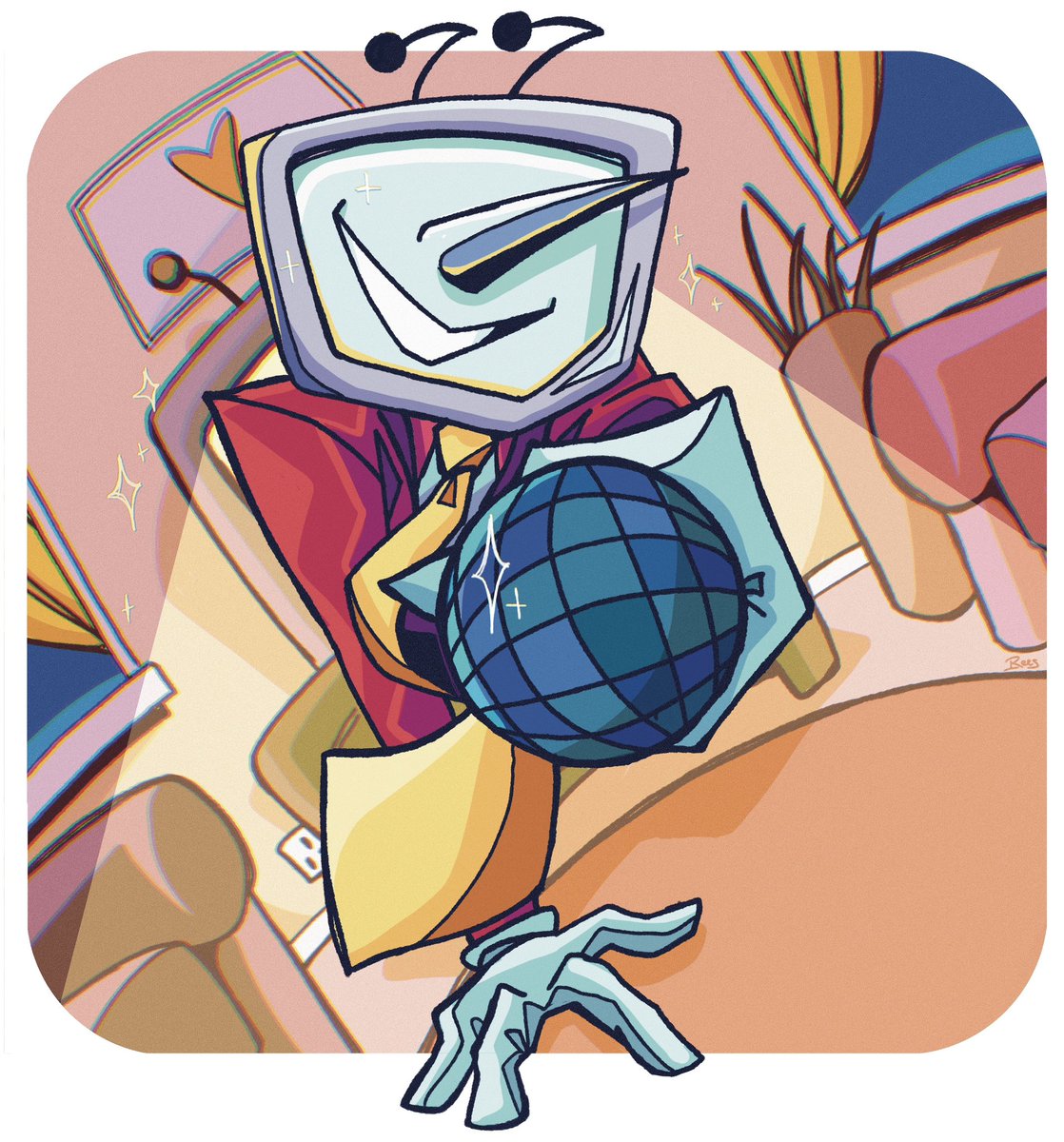 coming straight from YOUR house⁉️⁉️ #DELTARUNE #MrTenna #Tenna