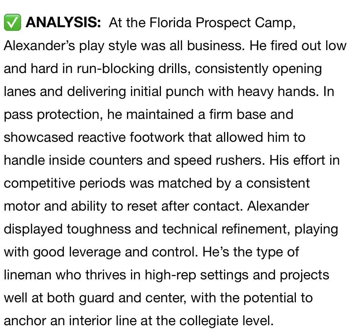 Mckinley Alexander IV (@bigmac79__) on Twitter photo Thank you <a href="/sixstarfootball/">Six Star Football | PLUS+</a> for this write up. I’m motivated to keep going harder. 💪🏽 #AGTG B.I.G M.A.C
Believe In God! Make A Change! Thank you <a href="/sixstarfootball/">Six Star Football | PLUS+</a> for this write up. I’m motivated to keep going harder. 💪🏽 #AGTG B.I.G M.A.C
Believe In God! Make A Change!