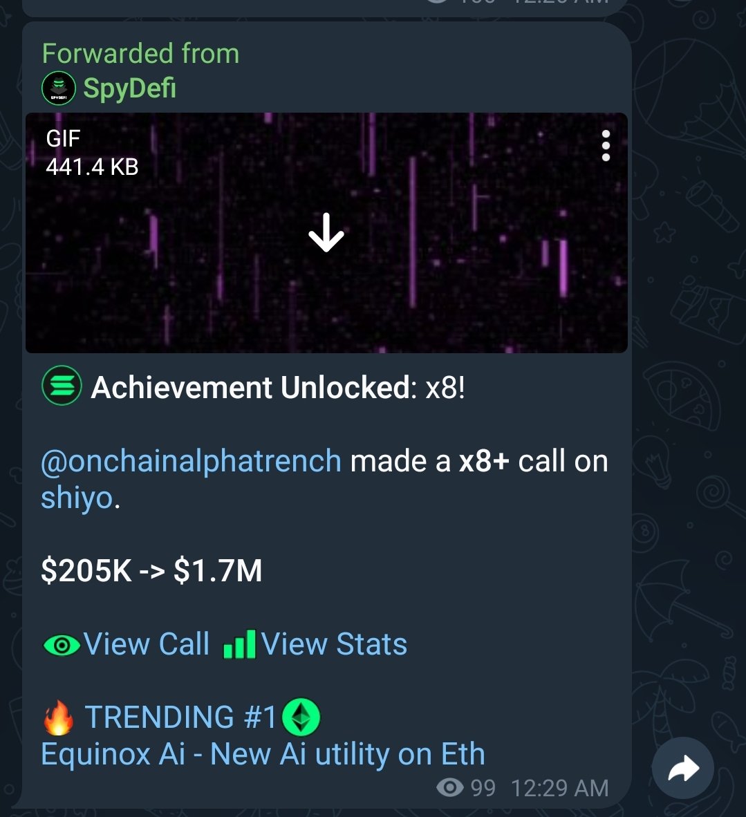 Onchain Alpha ๐บ (@onchaina1pha) on Twitter photo 10X on $SHIYO, 8X in main channel
t.me/onchainalphatrโฆ
I share alpha in the Zone, you'll also access my Bot - Degen Trend Bot in Zone Private(Narrative Trenching Algo)
Brings the alpha to you!
๐จ๐จ๐จ TO GET IN
Send a DM to <a href="/OnchainA1pha/">Onchain Alpha ๐บ</a> 10X on $SHIYO, 8X in main channel
t.me/onchainalphatrโฆ
I share alpha in the Zone, you'll also access my Bot - Degen Trend Bot in Zone Private(Narrative Trenching Algo)
Brings the alpha to you!
๐จ๐จ๐จ TO GET IN
Send a DM to <a href="/OnchainA1pha/">Onchain Alpha ๐บ</a>