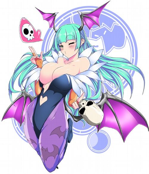 A cute Morrigan Aensland ˶ᵔ ᵕ ᵔ˶