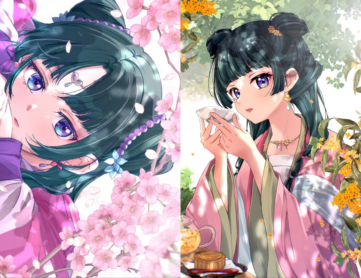 春は桜
秋は金木犀
夏は？？
#薬屋のひとりごと #猫猫