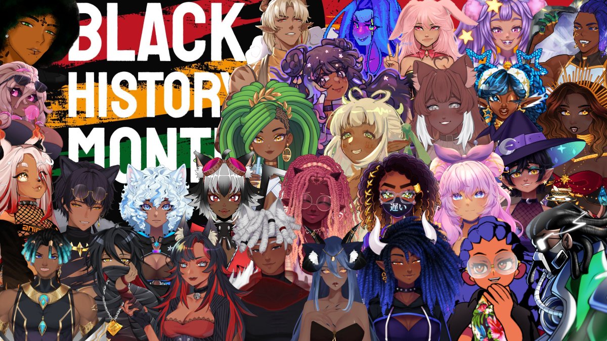 Happy #juneteenth2025 everyone! 

Here to remind you that MANY people don't even know we EXIST in the community because of how hard it can be for black creators in the space to grow, so don't forget to give love and ACTUALLY support black creators in the ways that you can!