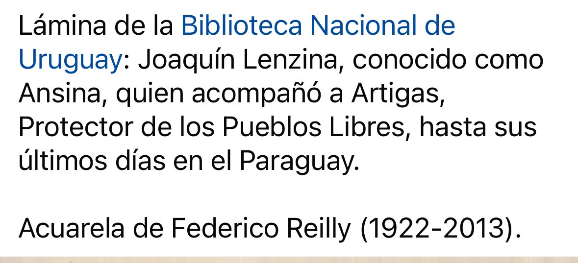 El 19/6 se conmemora en 🇺🇾 el nacimiento de Artigas: “Protector de los Pueblos Libres”. 
Tras ser liberado de su esclavitud, Ansina lo acompañó de por vida hasta que murió en el exilio en Paraguay
Esta lámina lo dice todo para quienes apoyamos el trabajo en favor de la protección