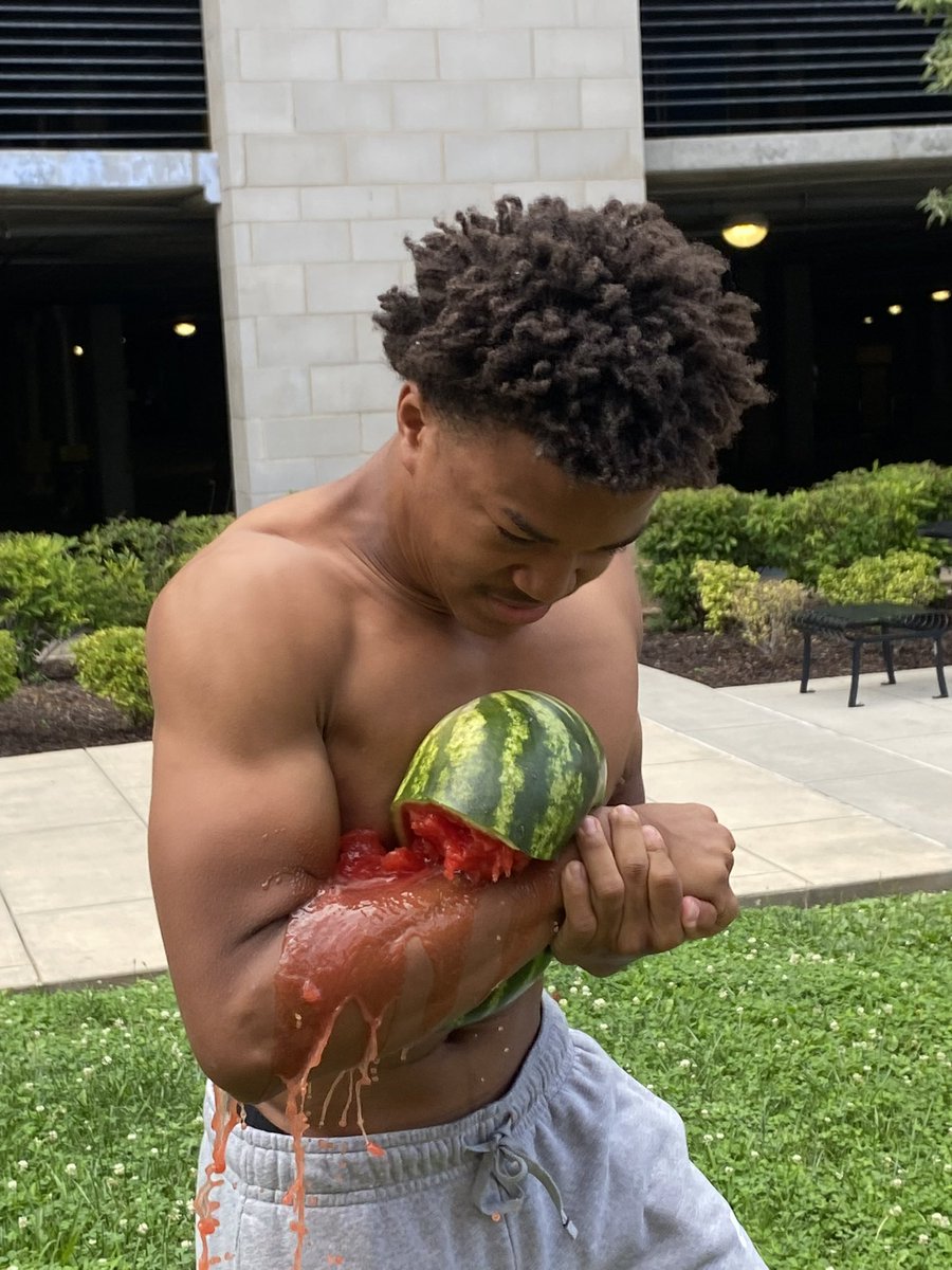 Annual JHS watermelon bust at team camp <a href="/UTCWrestling/">ChattanoogaWrestling</a>