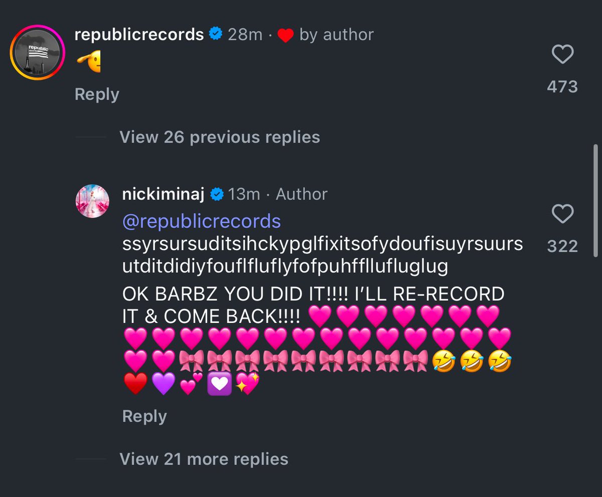 Nicki Minaj has got the green light from Republic Records and will officially re-record “Make A Baby” 👀