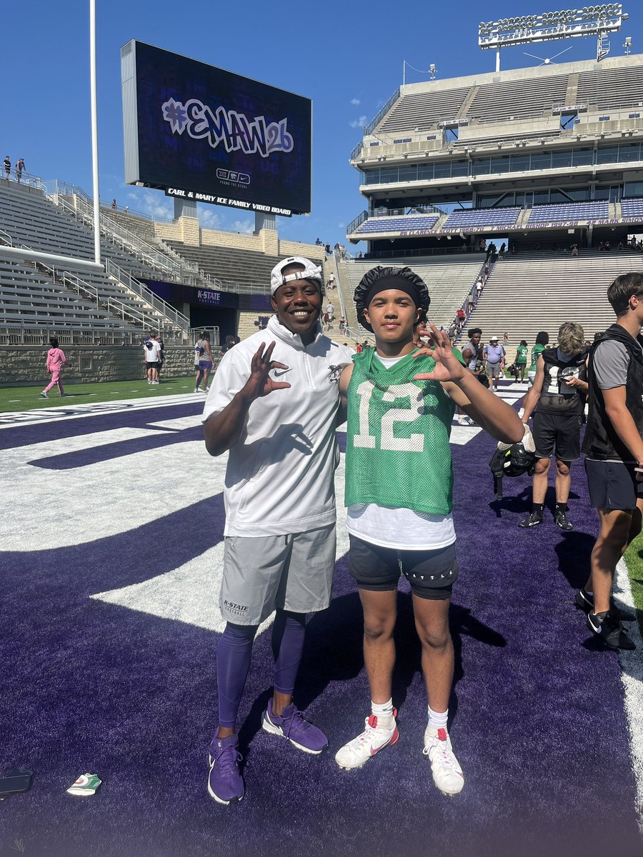 Carter Kamanda (@carter_kamanda) on Twitter photo Had fun at the K-state camp today getting reps and learning. Hope to be back up here. Was on my own today so no videos. <a href="/Coach_Middleton/">Matthew Middleton</a> <a href="/CoachKli/">Chris Klieman</a> <a href="/PrepRedzoneKS/">Prep Redzone Kansas</a> <a href="/PreWarWesley/">Coach Buckets</a> Had fun at the K-state camp today getting reps and learning. Hope to be back up here. Was on my own today so no videos. <a href="/Coach_Middleton/">Matthew Middleton</a> <a href="/CoachKli/">Chris Klieman</a> <a href="/PrepRedzoneKS/">Prep Redzone Kansas</a> <a href="/PreWarWesley/">Coach Buckets</a>