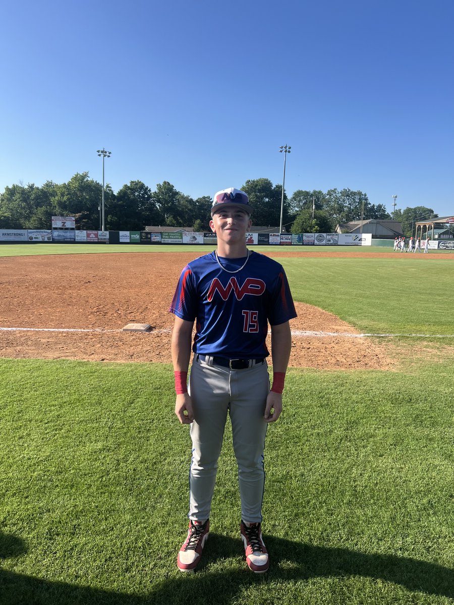 F: <a href="/MVPBaseballOK/">MVP Baseball</a> Bandy 8, BOA Oklahoma: 4
POG: <a href="/DomPalumbo19/">Dominick Palumbo</a> 3-4, 2B, RBI, R