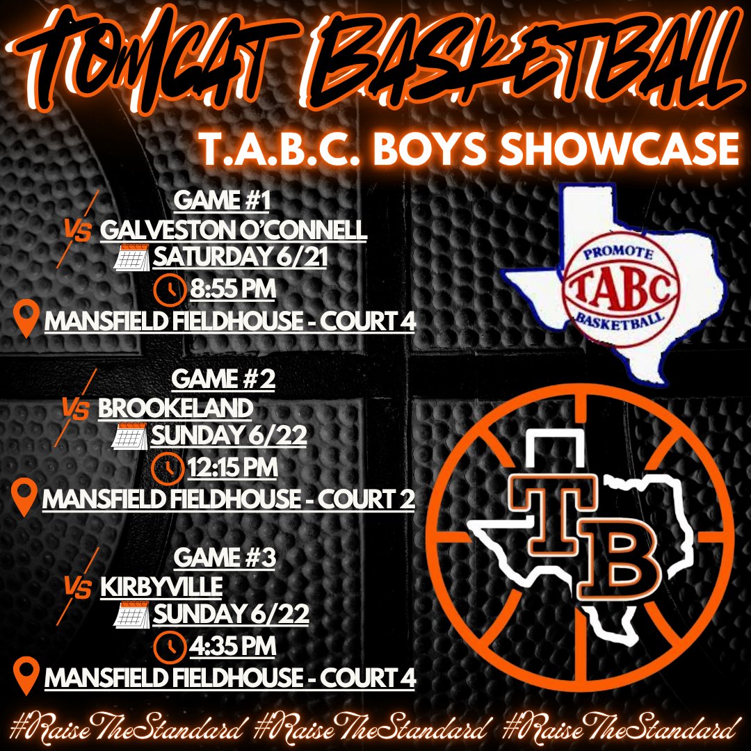 Tomcat Basketball (@tombeanbball) on Twitter photo 🚨🏀Tomcat Hoops Are Back In Action This Weekend At The TABC Showcase!
Show Up & Shout Out For These Young Men As They Continue To Work Hard And Get Better!
#Family #OFOT #BALLIN
<a href="/Tabchoops/">𝙏𝘼𝘽𝘾🏀📋</a> @txhshoop <a href="/hoopinsider/">Hoopinsider</a> <a href="/TBHSAthletics/">Tom Bean Athletics</a> 🚨🏀Tomcat Hoops Are Back In Action This Weekend At The TABC Showcase!
Show Up & Shout Out For These Young Men As They Continue To Work Hard And Get Better!
#Family #OFOT #BALLIN
<a href="/Tabchoops/">𝙏𝘼𝘽𝘾🏀📋</a> @txhshoop <a href="/hoopinsider/">Hoopinsider</a> <a href="/TBHSAthletics/">Tom Bean Athletics</a>