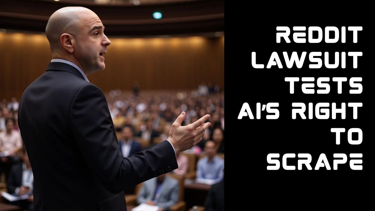 Reddit is suing Anthropic for scraping content to train Claude.
This isn’t just about IP—it’s about who owns internet knowledge.
The outcome could redraw AI’s training boundaries for everyone. 
buff.ly/wXVayM7
