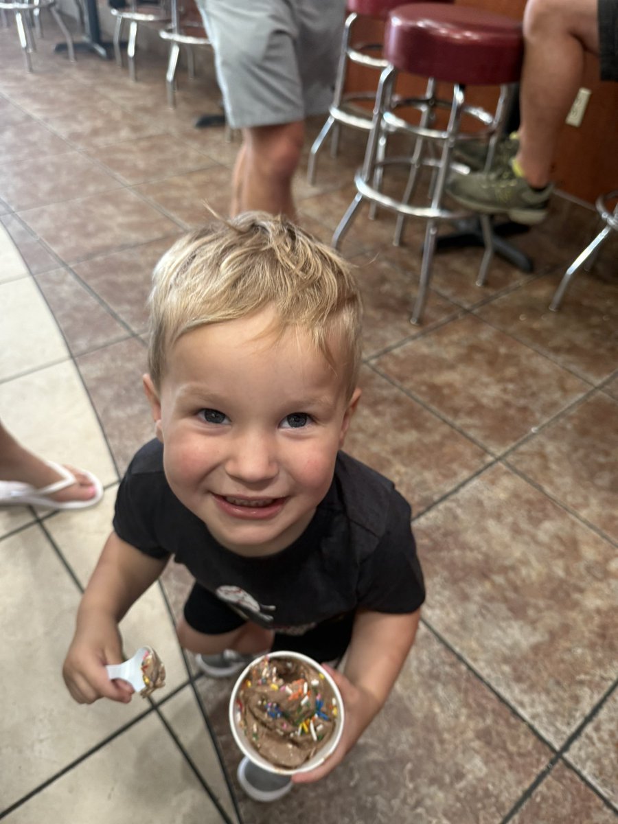 Winner winner chicken dinner. Sprinkles always makes it better.