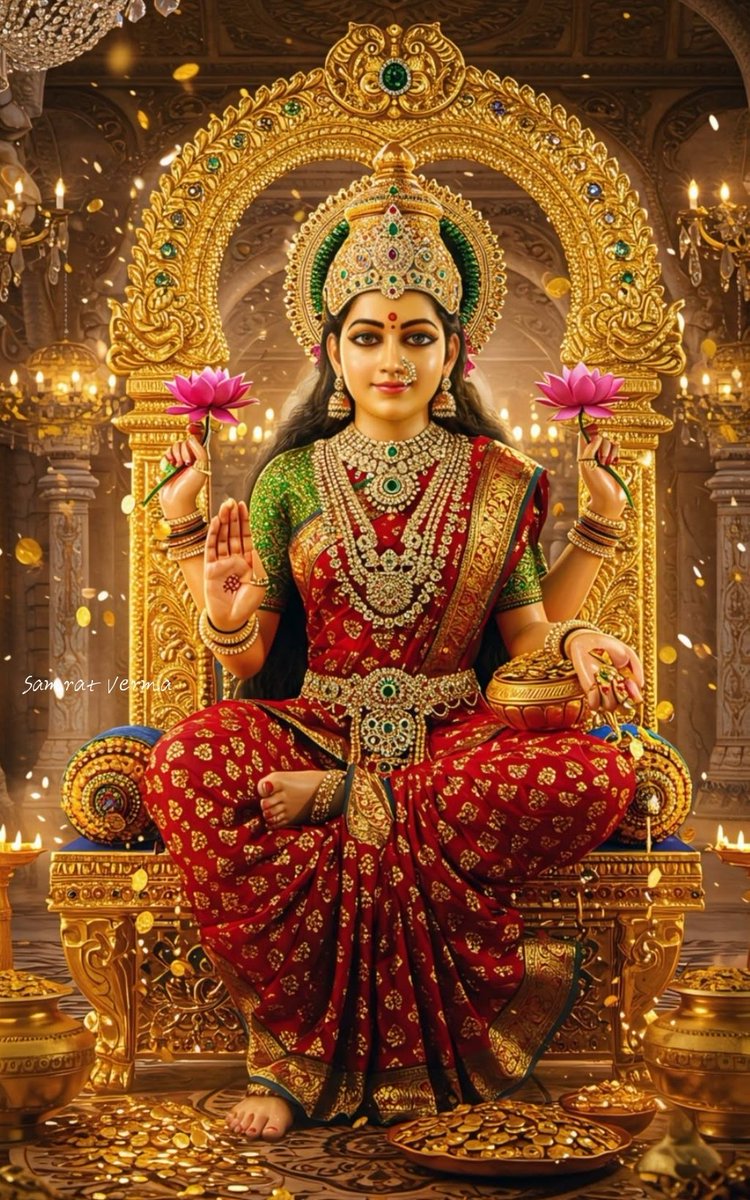🌿🏵️जय मां लक्ष्मी 🌼🌿
   महालक्ष्मी नमस्तुभ्यं, नमस्तुभयम सुरेश्वरी!
    हरिप्रिय नमस्तुभ्यम, नमस्तुभ्यं दयानिधे!!
मां लक्ष्मी की कृपा से आप सबका जीवन धन धान्य से परिपूर्ण रहें,
आप सबका दिन मंगलमय हो!
"शुभ शुक्रवार 🌺🌿