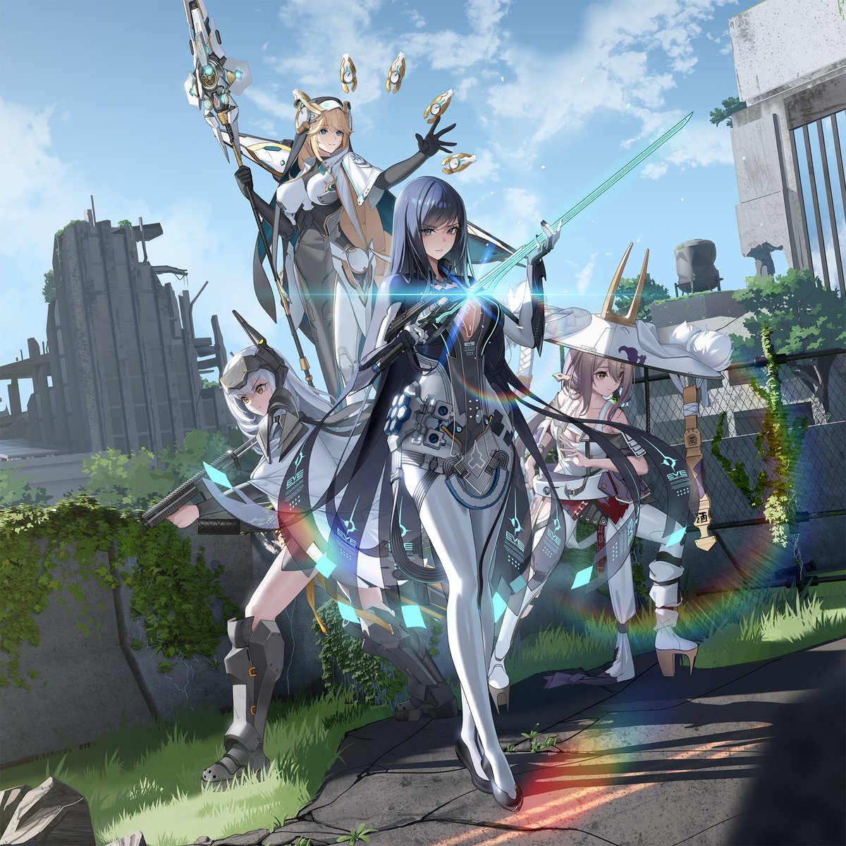 Raven and Pioneer Squad #NIKKE #StellarBlade