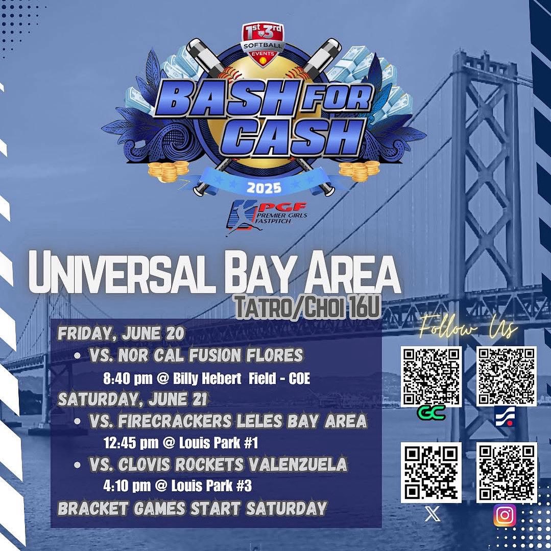 Abby Warren (@abbywarren2026) on Twitter photo Looking forward to this weekend! Let’s go <a href="/UBA_TC_16u/">Universal Bay Area Tatro/Choi 16U</a> <a href="/UniversalTatro/">Universal Bay Area-Tatro 18U Gold</a> Looking forward to this weekend! Let’s go <a href="/UBA_TC_16u/">Universal Bay Area Tatro/Choi 16U</a> <a href="/UniversalTatro/">Universal Bay Area-Tatro 18U Gold</a>