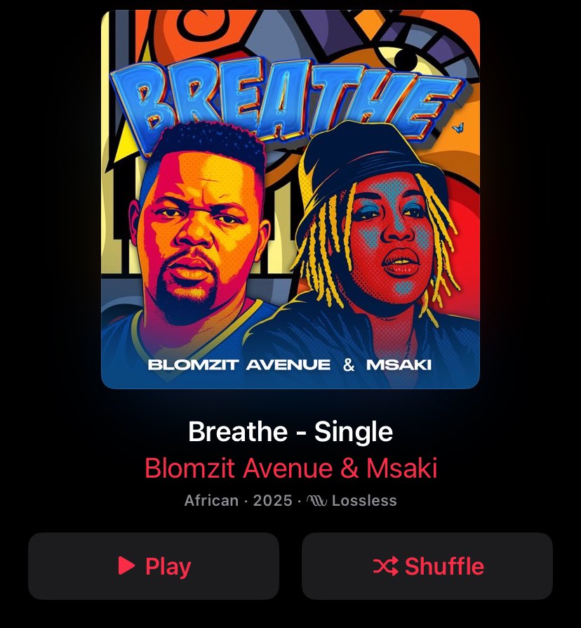 Breathe is out on all digital platforms 🙏🏾😮‍💨