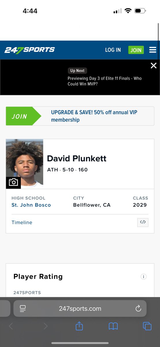 Thank you <a href="/GregBiggins/">Greg Biggins</a> <a href="/247Sports/">247Sports</a> <a href="/BrandonHuffman/">Brandon Huffman</a> <a href="/boscofootball/">Bosco Football</a>