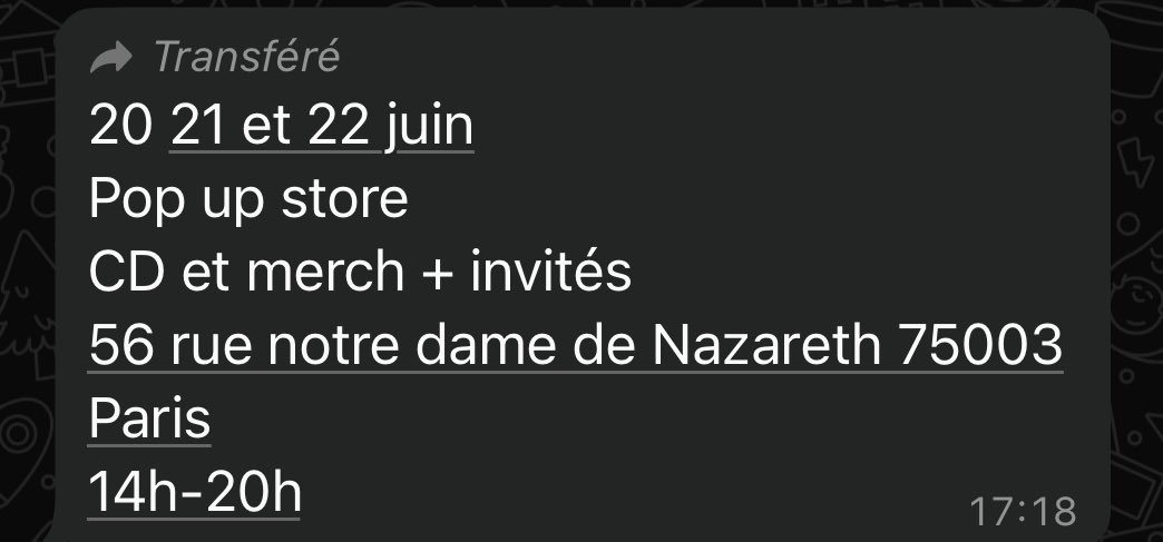 Merci à vous pour cette force on a fait tout ça avec nos moyens merci à vous

Je serait au pop up venez les reufs y aura des rappeurs des streamer tout lmonde 

Merci à vous sans vous y aurait rien eu 🙏🏼❤️

Et merci à deathrow et Morning glory avec qui on a bosser ce projet