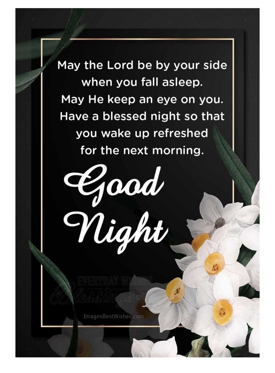 🤍Good Night Precious Friends🤍

🕊️Don’t expect wisdom to come into your life like great chunks of rock on a conveyor belt. Wisdom comes privately from GOD as a byproduct of life decisions, godly reactions, and the application of spiritual principles to daily circumstances🕊️