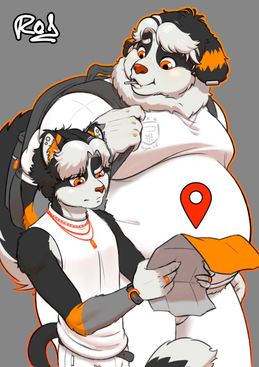 Rafa01 (@srtexugo01) on Twitter photo 🟠 Derik Sato 🔴
👉 <a href="/Derik_Sat0/">🄳🄴🅁1🄺 Satø (7day🎂)</a> asked me to make a drawing of his ocs (cat and dog), who look the same for some reason.
#BRart #FurryArt #Furry #Art #DigitalArt #Cat #Dog #Request #Skinny #Fat 🟠 Derik Sato 🔴
👉 <a href="/Derik_Sat0/">🄳🄴🅁1🄺 Satø (7day🎂)</a> asked me to make a drawing of his ocs (cat and dog), who look the same for some reason.
#BRart #FurryArt #Furry #Art #DigitalArt #Cat #Dog #Request #Skinny #Fat