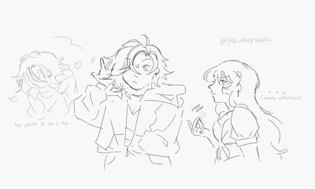 Y0urnewHF's tweet image. dumping more stuff 😭 I like when they mess w each other #rwby #rwbyfanart #whiterose