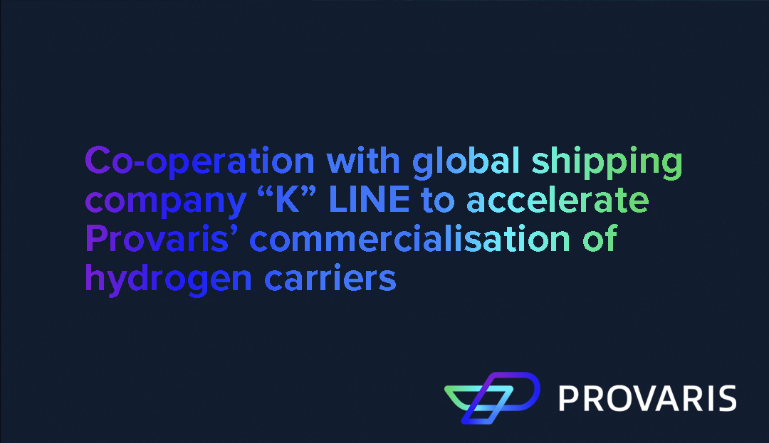 Provaris #PV1 is pleased to announce the execution of an MoU with global shipping leader Kawasaki Kisen Kaisha (“K” LINE), marking a significant step toward the commercialisation of our compressed hydrogen shipping and offshore storage solutions. More: loom.ly/IuB6fCg