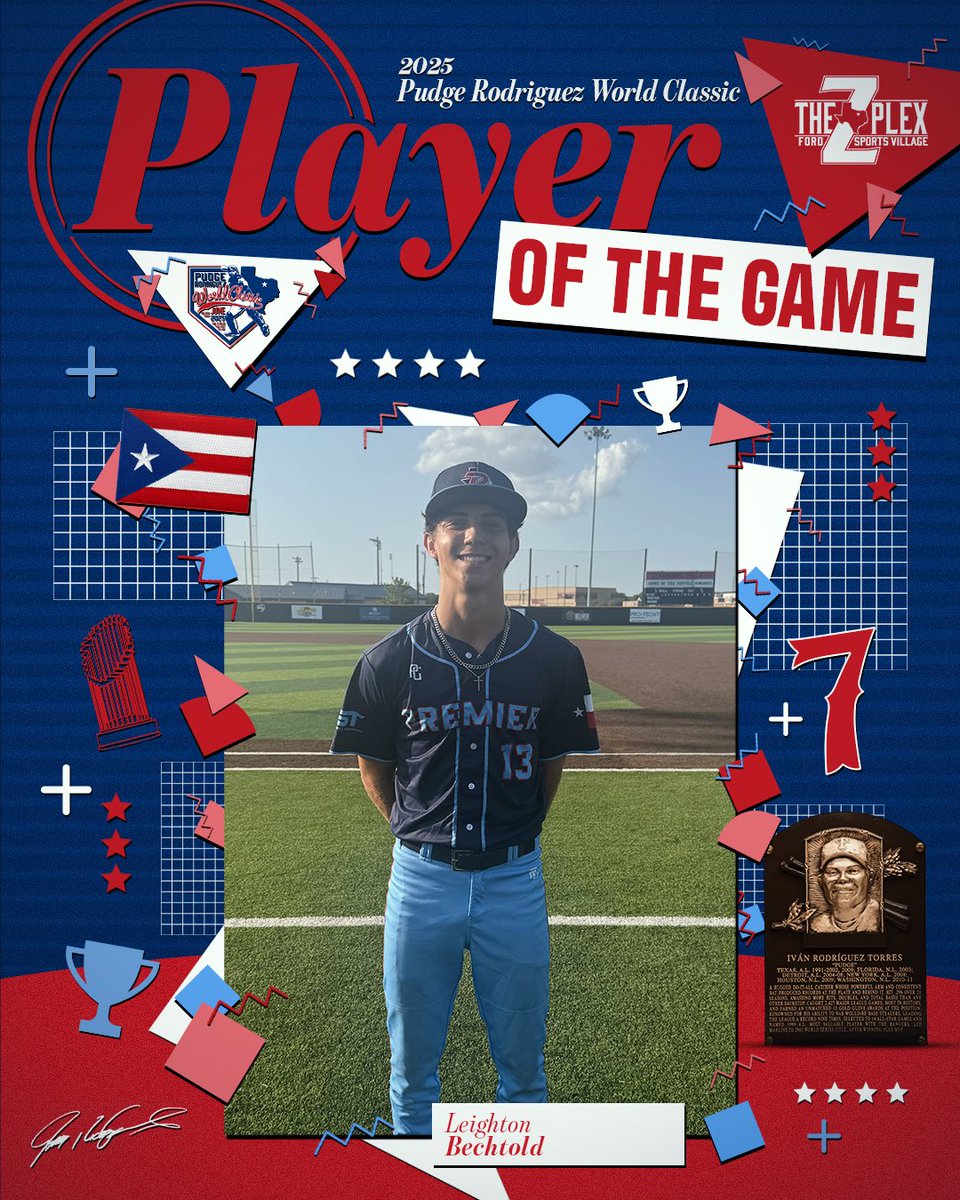 ✭Five Tool Texas✭ (@fivetooltexas) on Twitter photo #PudgeWC F: <a href="/PBFutures/">Premier Baseball Recruiting</a> Baseball Clyde 2, Arlington A’s Yankees 16U 1
PoG: <a href="/LBechtold_27_TX/">LB_Bechtold_2027_TX</a> 6 IP, 5K, 1 ER #PudgeWC F: <a href="/PBFutures/">Premier Baseball Recruiting</a> Baseball Clyde 2, Arlington A’s Yankees 16U 1
PoG: <a href="/LBechtold_27_TX/">LB_Bechtold_2027_TX</a> 6 IP, 5K, 1 ER