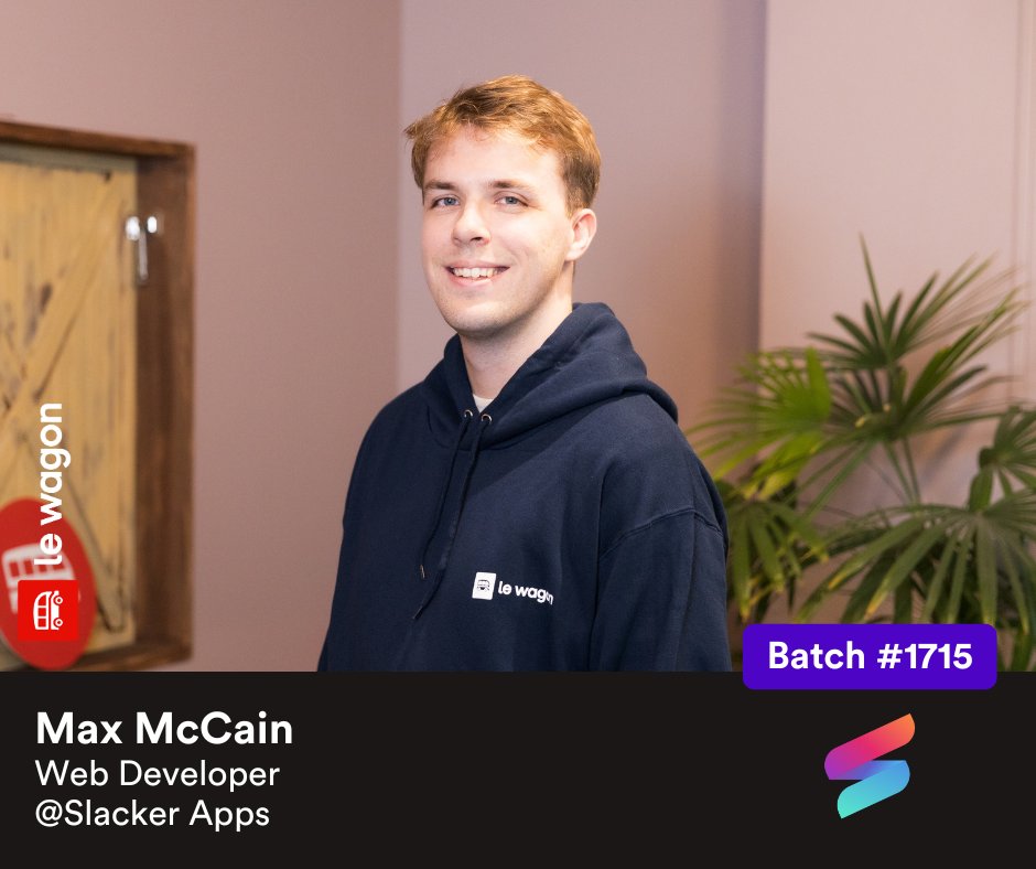 🚀 Friday graduate news!

Our Web Development graduate Max McCain has just started working as a Web Developer at Slacker Apps.

Congratulations! 🌟