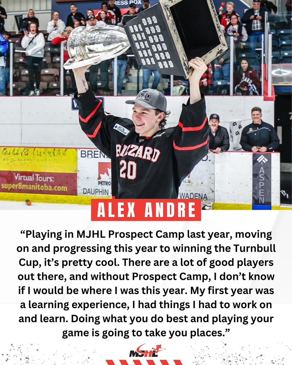 mjhlhockey's tweet photo. Alex Andre went from attending the #MJHLProspectCamp as a 15 year-old to #MJHLChampion as a 16 year-old!!
The opportunities are endless in #theMJ to those who earn them!
📸 @Pederson_Photo https://t.co/1nDZlXXMTk