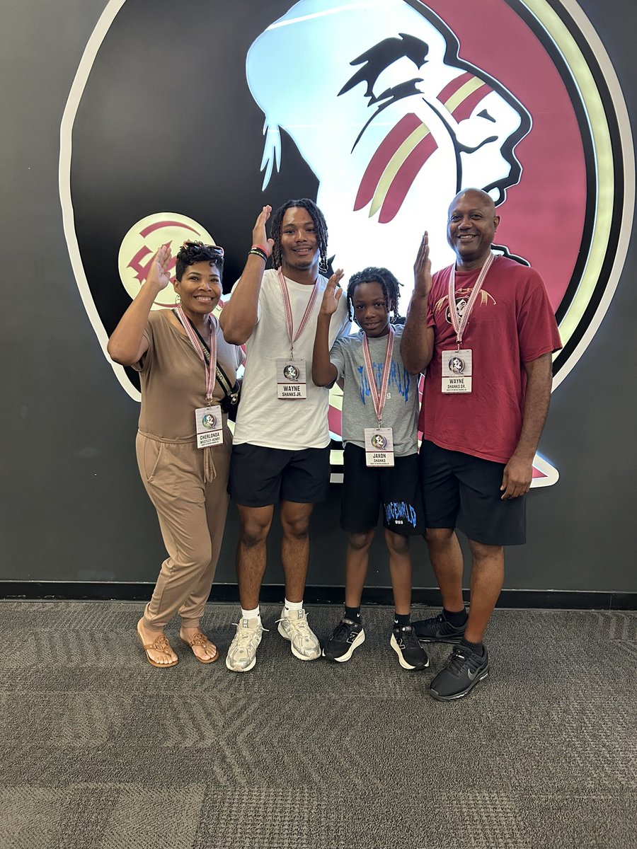 Wayne Shanks Jr. (@shanks2cold) on Twitter photo I had a great time at Florida State today. Thank you very much to the staff for making time for us and making me and my family a priority, it goes very much appreciated. I canโt wait to be back in the future!! <a href="/CoachYACJohnson/">DAVID JOHNSON</a> <a href="/Coach_Norvell/">Mike Norvell</a> <a href="/_DJDaniels/">DJ Daniels</a> <a href="/CoachGusMalzahn/">Coach Gus Malzahn</a> <a href="/Noles247/">Noles247.com</a> I had a great time at Florida State today. Thank you very much to the staff for making time for us and making me and my family a priority, it goes very much appreciated. I canโt wait to be back in the future!! <a href="/CoachYACJohnson/">DAVID JOHNSON</a> <a href="/Coach_Norvell/">Mike Norvell</a> <a href="/_DJDaniels/">DJ Daniels</a> <a href="/CoachGusMalzahn/">Coach Gus Malzahn</a> <a href="/Noles247/">Noles247.com</a>