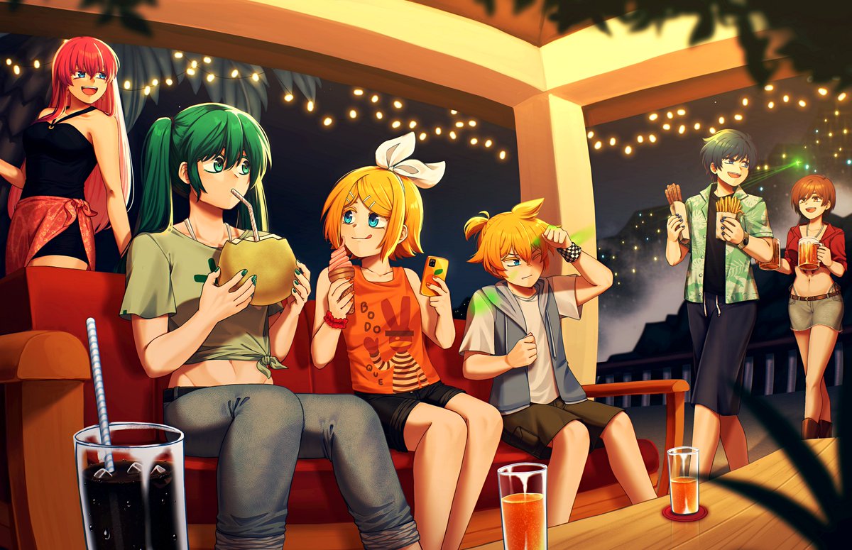 Catts (@nekotsucatsu) on Twitter photo Lo publico un poco tarde por falta de tiempo, pero aquí esta la Ilustración que hice para la galería itinerante "Luces estivales" organizada por <a href="/KagamineMx/">Kagamine Party MX</a> en el Museo Casa de Carranza. Lo publico un poco tarde por falta de tiempo, pero aquí esta la Ilustración que hice para la galería itinerante "Luces estivales" organizada por <a href="/KagamineMx/">Kagamine Party MX</a> en el Museo Casa de Carranza.