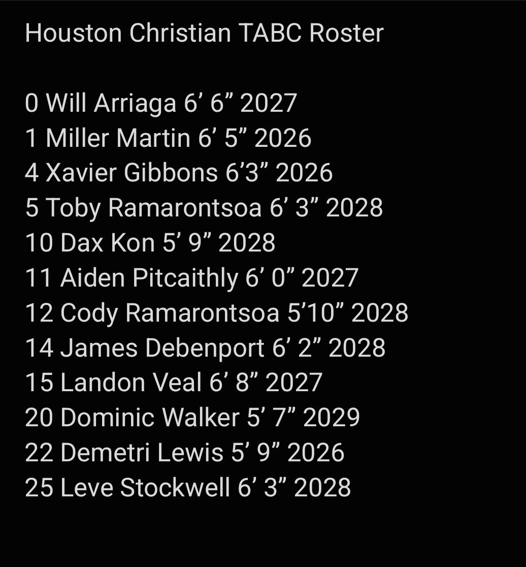 Micheal Morris (@hc_coachmo) on Twitter photo Houston Christian HS will compete this weekend at TABC. Guys will open some eyes. <a href="/HCStangsMBB/">Houston Christian Basketball</a> Houston Christian HS will compete this weekend at TABC. Guys will open some eyes. <a href="/HCStangsMBB/">Houston Christian Basketball</a>