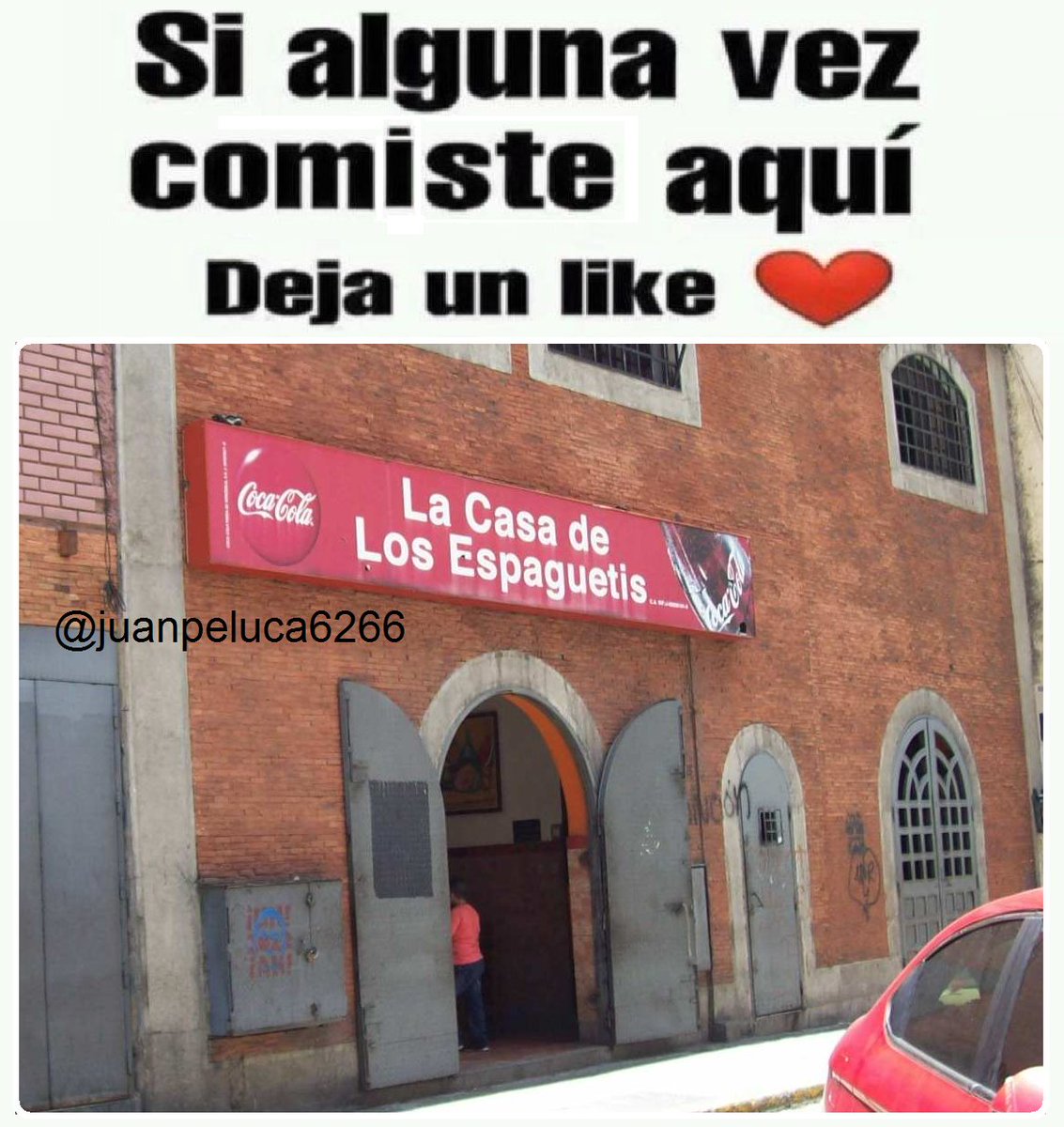 Cuantos de uds comieron alguna vez en La Casa de los Espaguetis ?