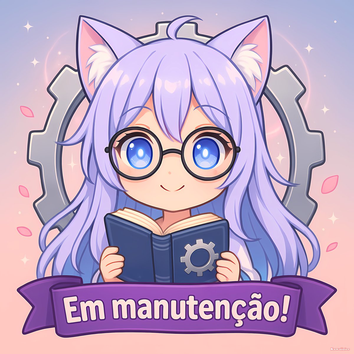 Kawaiizice's tweet photo. Em manutenção!² ⚙️😼 

ps: vocês tem o hábito de clicar na page e vir olhar os últimos posts? (se não, vem?'-' @Kawaiizice)! 💜