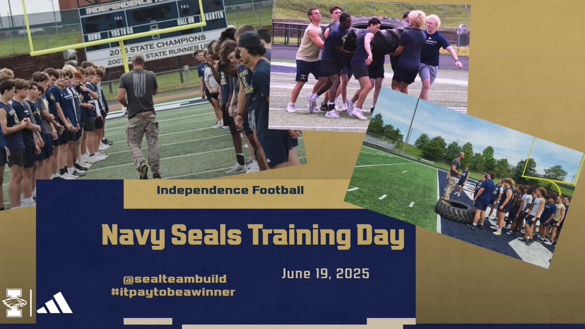 Independence Football (@wcsihsfootball) on Twitter photo More pics from Seal training with <a href="/sealteambuild/">Stonewall Solutions</a> <a href="/jasonkuhn255/">Jason Kuhn</a> and great day great experience for Indy football players More pics from Seal training with <a href="/sealteambuild/">Stonewall Solutions</a> <a href="/jasonkuhn255/">Jason Kuhn</a> and great day great experience for Indy football players