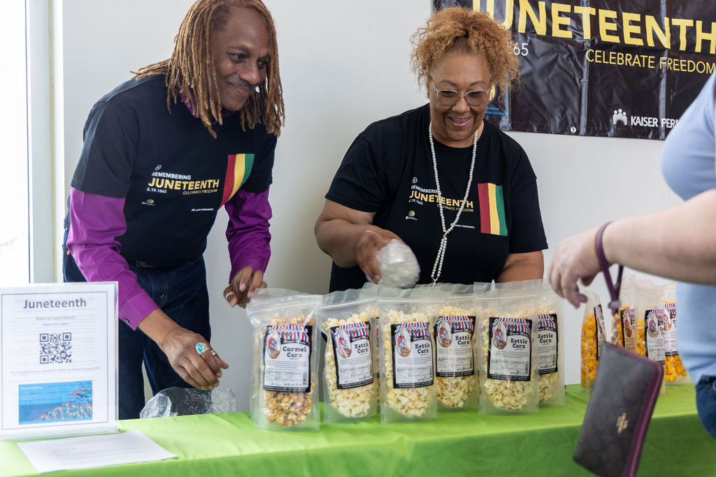 In honor of #Juneteenth, @kpnorthwest's Black@KP Professional Association and our senior leadership team hosted events at our hospitals and medical office buildings to honor and celebrate the contributions and accomplishments of our Black communities.