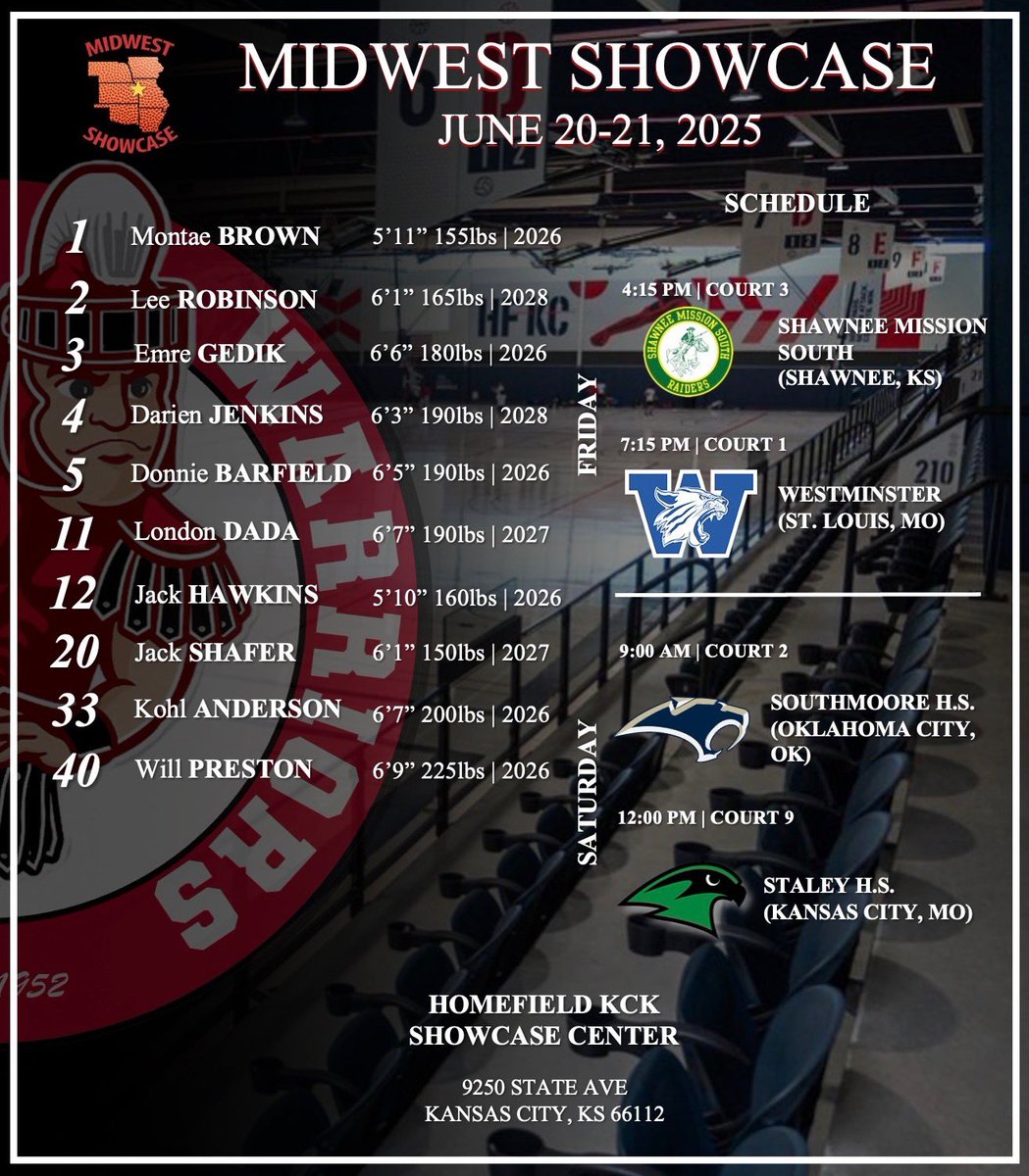 Excited to compete against some of the region’s best teams this weekend at the <a href="/MW_Showcase/">Midwest Showcase</a>!

🚨College coaches: check out our schedule and roster information ⬇️