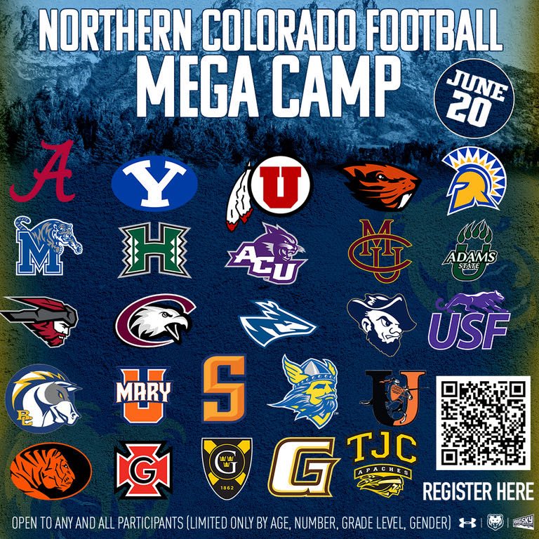 MichaelToth05's tweet image. Excited to attend camp tomorrow @UNC_BearsFB and @MinesFootball the following day. Looking forward to the opportunity to compete and get better!
@CoachATrain99 @1_JRT_1 @CoachPHadley @CoachAMakransky @TimBrandon5 @Coach_ZC @PalmerRidgeFB
