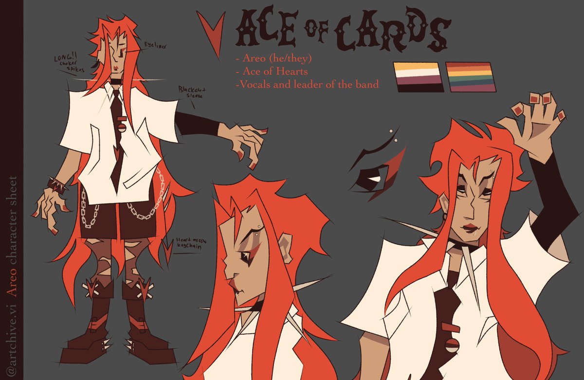 vik_illust's tweet photo. posting some more ocs, they're all part of a band 🥁 #AceofCardsband #ocs https://t.co/XGlbKKhinz