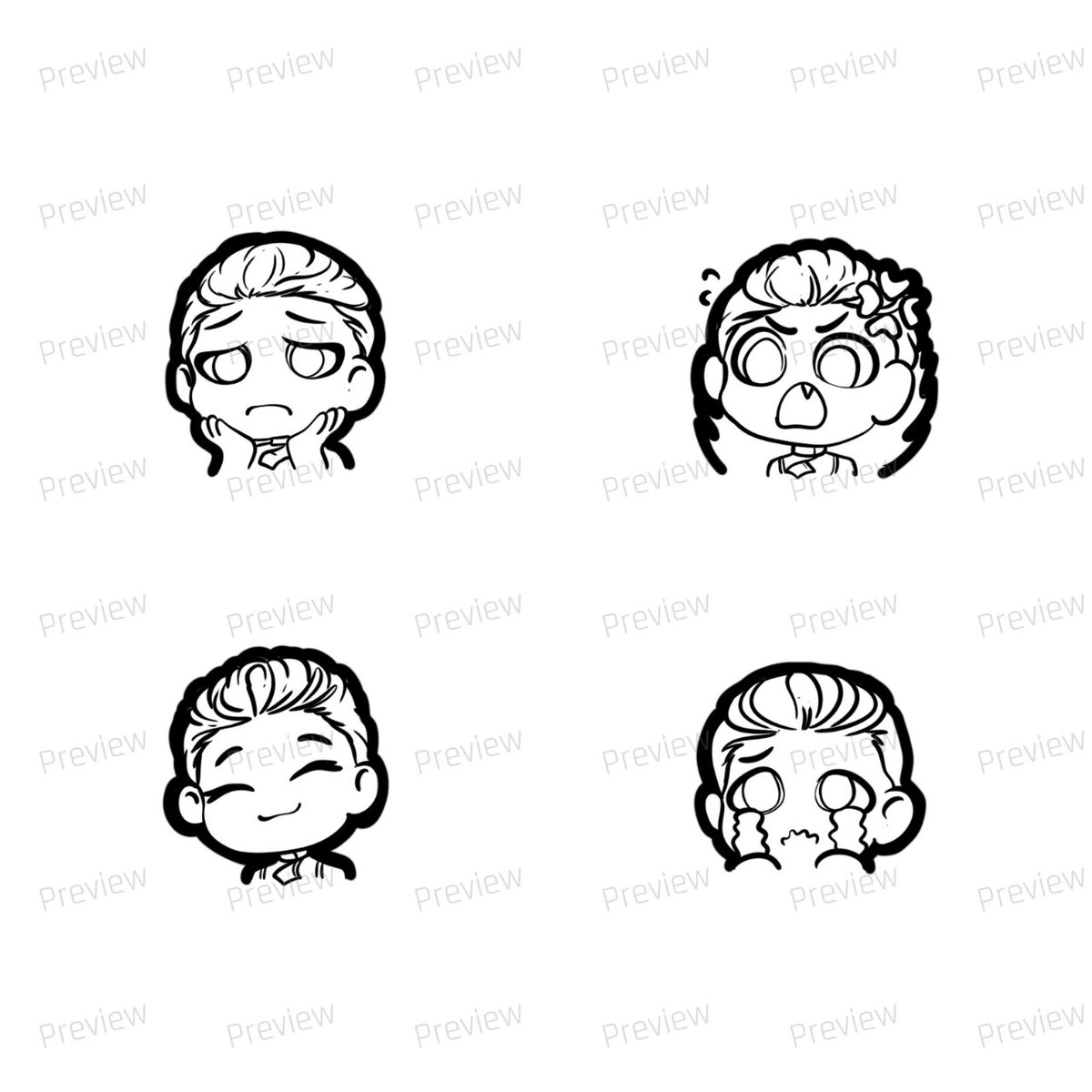 Another Announcement 📢 

 Emote Sketches in Progress!

Loving the process of bringing such expressive characters to life🎨✨

Big thanks to [<a href="/FlakMajor98126/">Major W. Flak l Vtuber l</a>] for the trust! 💜
One sketch at a time 🫶

#Vtubers #VtubersUprising #ENVtubers