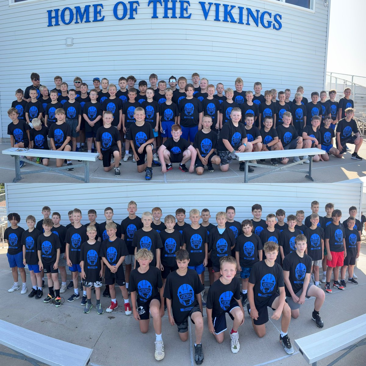 The 25th annual Youth Football Camp was a huge success! We had record numbers attend this year! The passion for football definitely runs deep in our area of the state! So grateful for all who gave up time to get their camper to Lakeview, the youth who attended camp, and those who