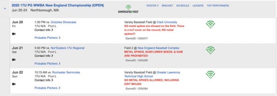 Daniel Colon (@danielcolon22) on Twitter photo First tournament with <a href="/BostonPrimebb/">Prime Baseball</a> of 2025 season WWBA NEW ENGLAND CHAMPIONSHIP.We ready💪🏽💪🏽💪🏽 First tournament with <a href="/BostonPrimebb/">Prime Baseball</a> of 2025 season WWBA NEW ENGLAND CHAMPIONSHIP.We ready💪🏽💪🏽💪🏽